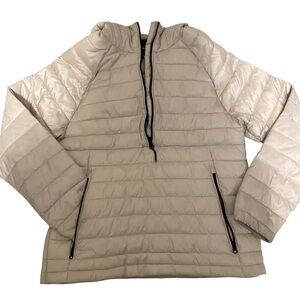 Everlane Renew Puffer Hoodie Cream